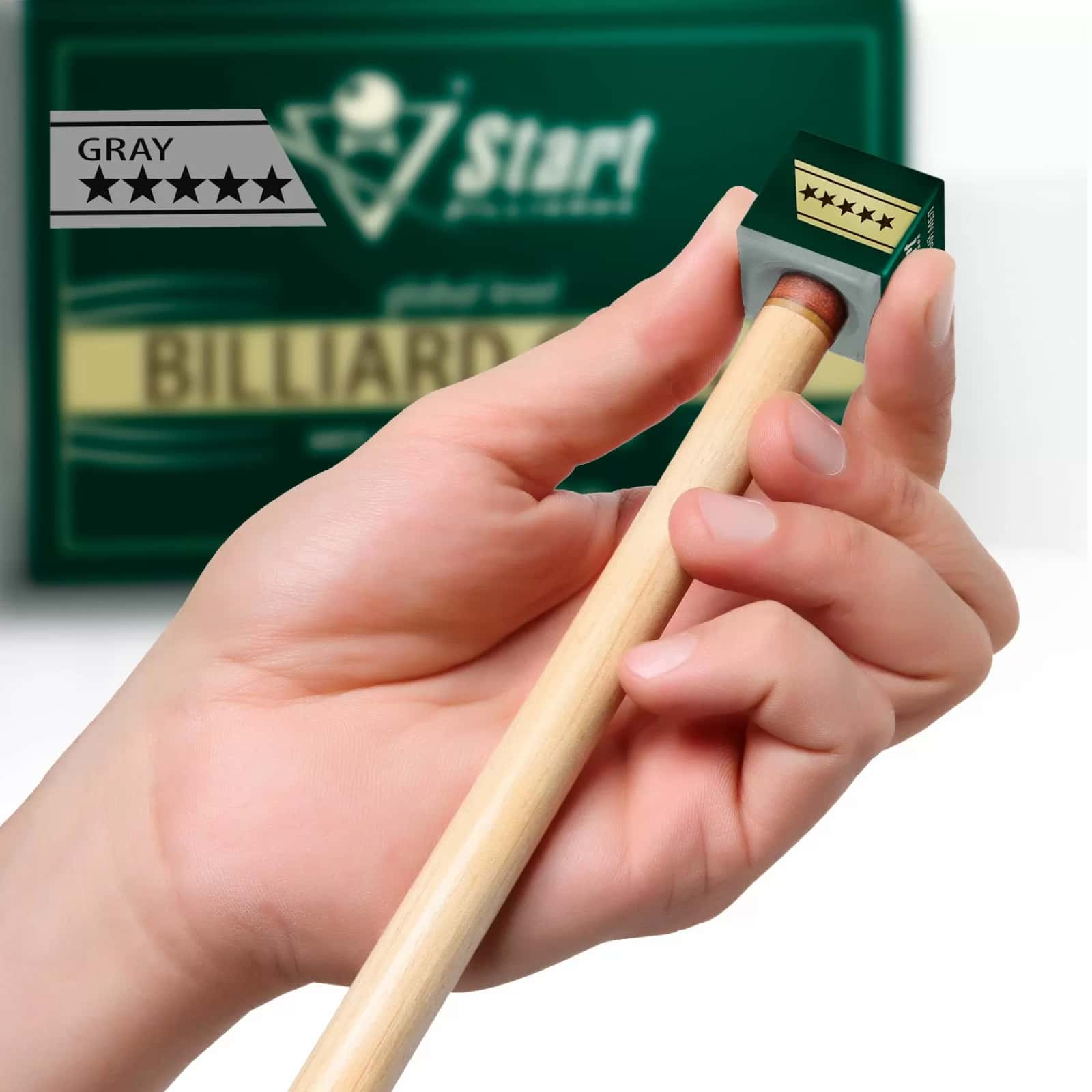 Мел Startbilliards 5 звезд серый (1шт) 3