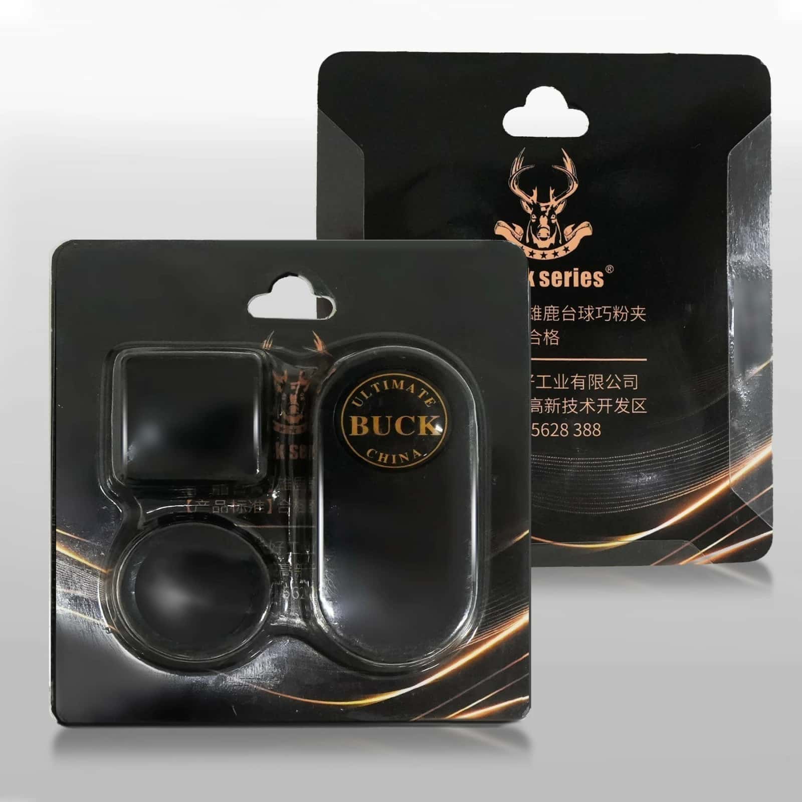 Держатель для мела пластиковый, магнитный, черный SB-QKJ-024-BLACK 5