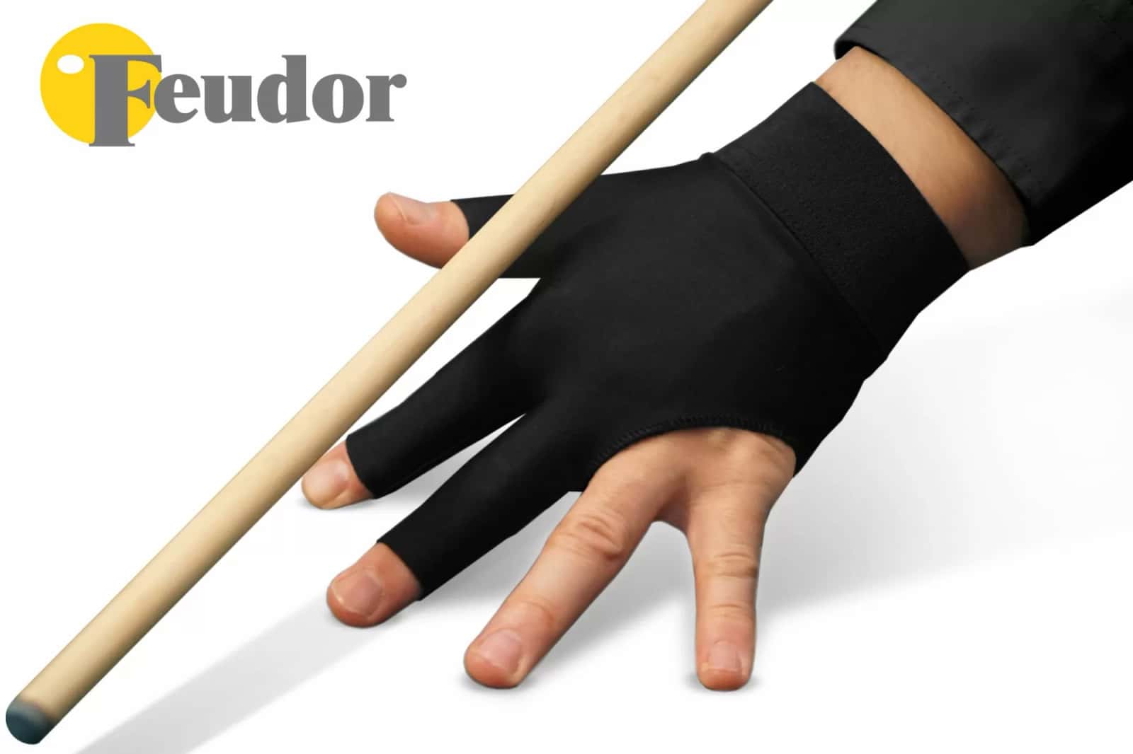 Перчатка-бильярдная Feudor Sport black M/L 2