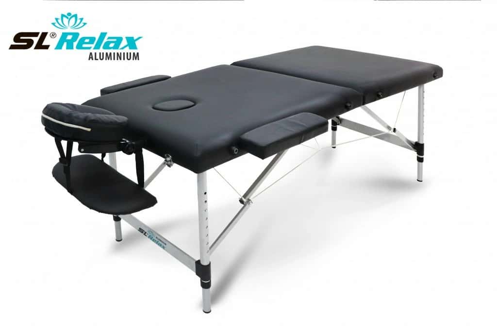 Массажный стол Aluminium (black) Черный УЦЕНКА №143 2