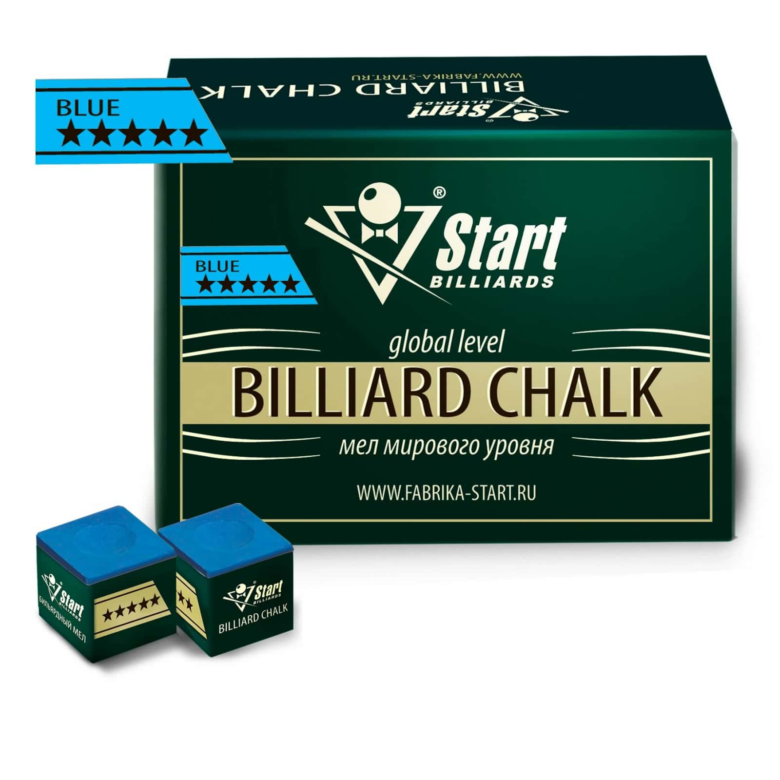 Мел Startbilliards 5 звезд синий (144шт) 1
