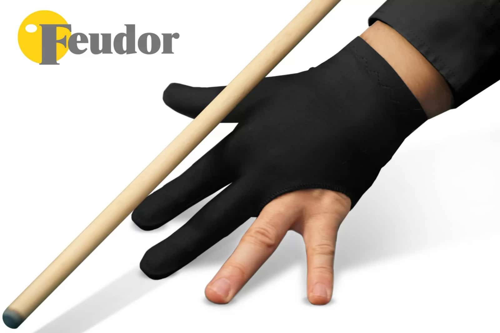 Перчатка-бильярдная Feudor Standard black M/L 2