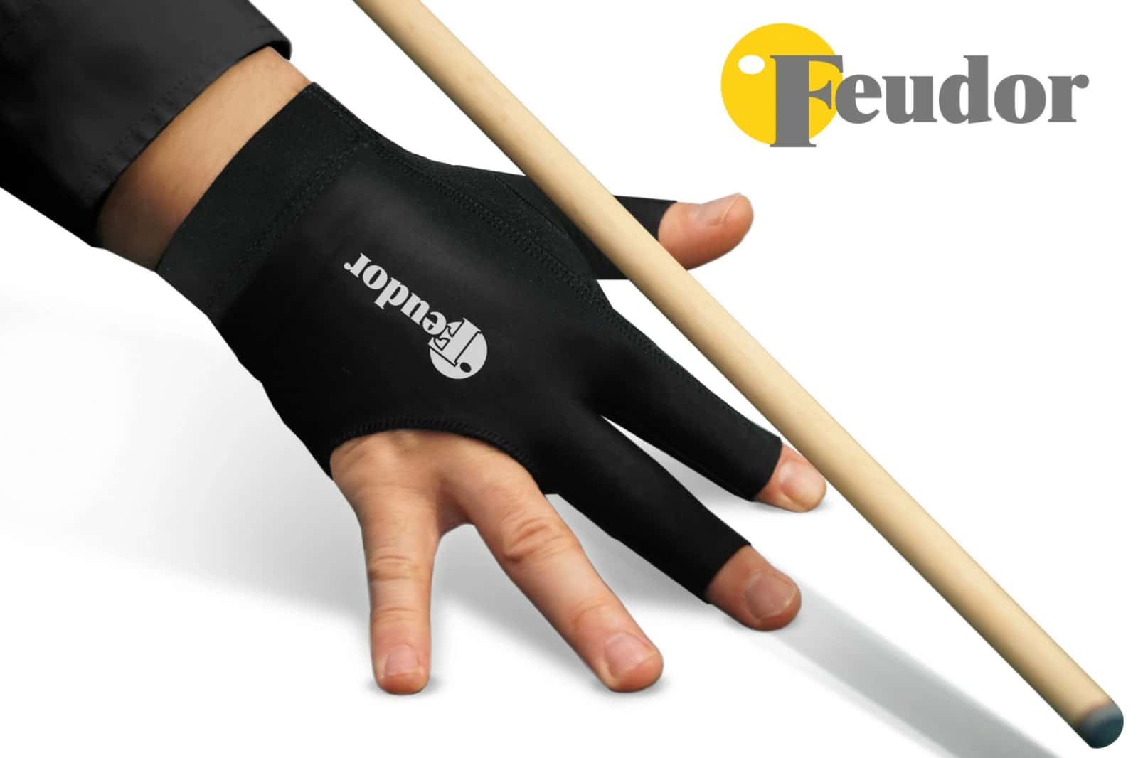 Перчатка-бильярдная Feudor Pro black Right S 2