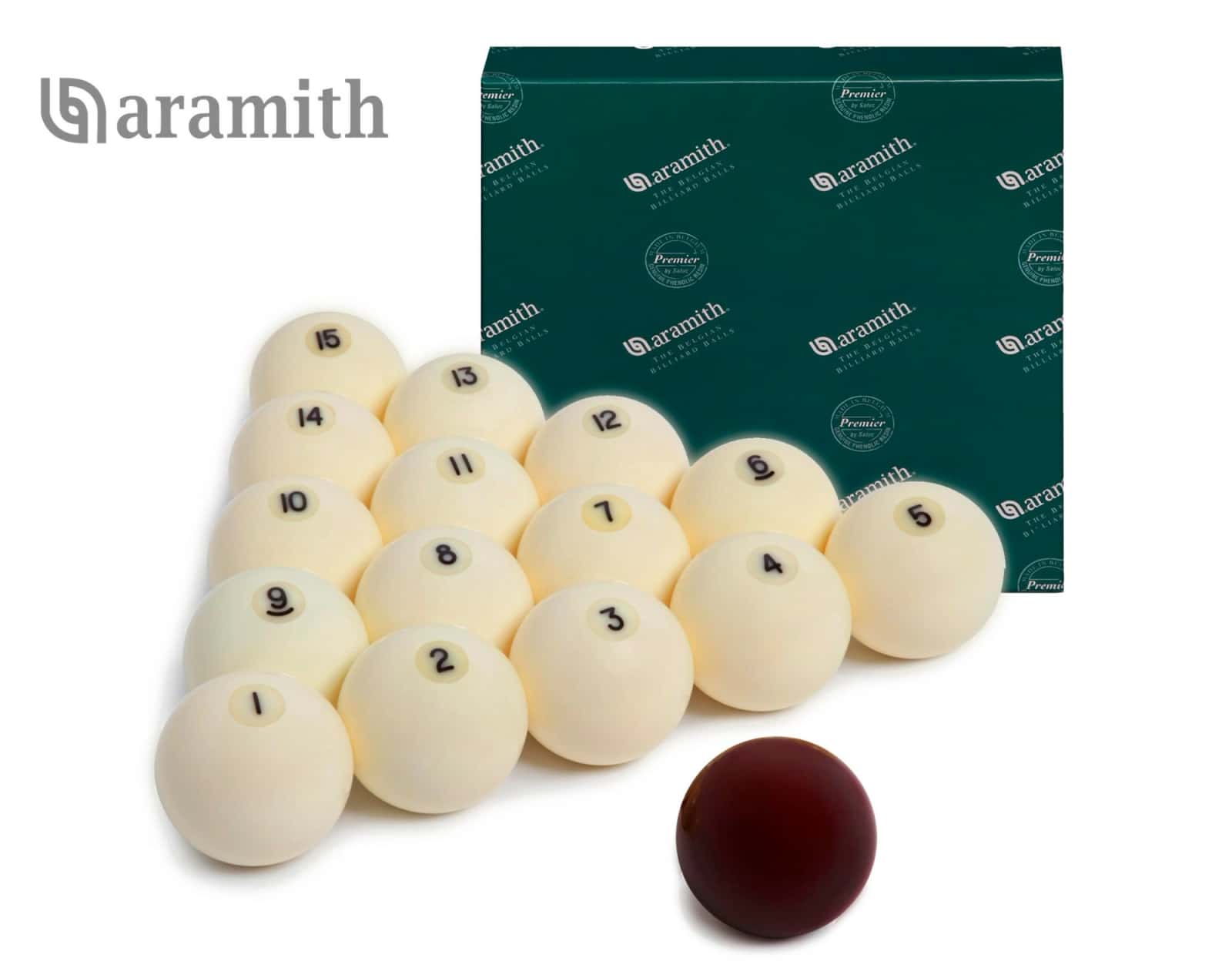 Шары Aramith Premier РП 68мм 70048680 (Красный биток) 1