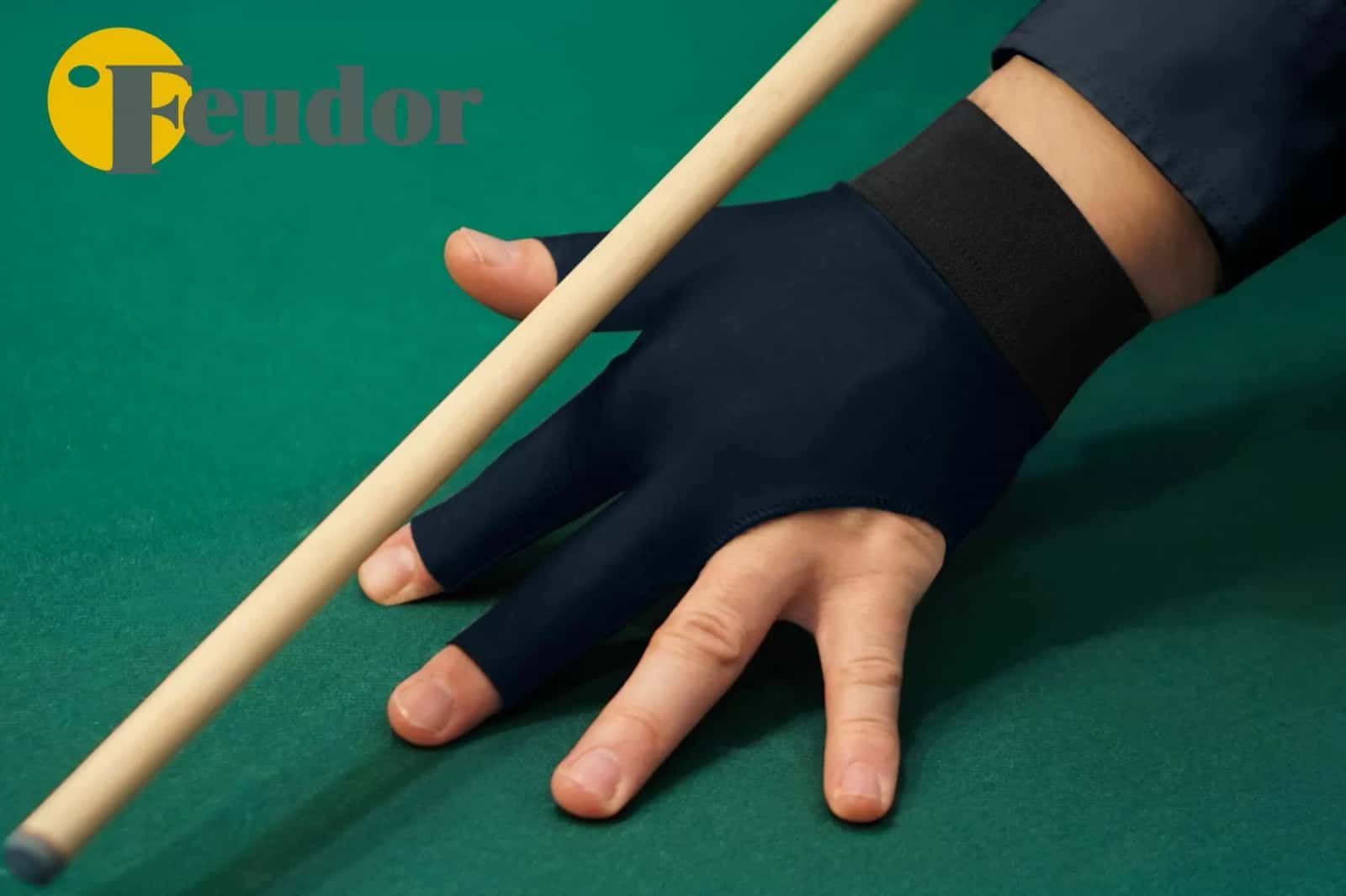 Перчатка-бильярдная Feudor Sport blue XL 3