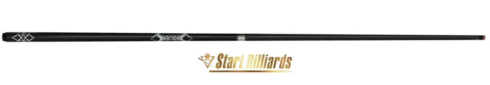 Кий Startbilliards Пул Карбон черный 2РС 145 см. 2