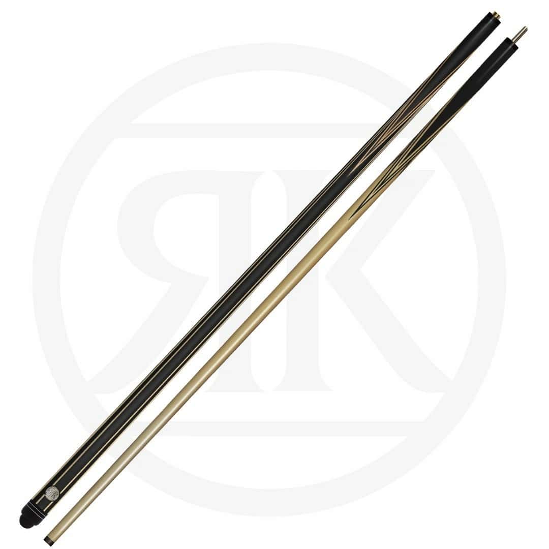 Кий Топаз, черный граб/граб, 14-запилов, 2PC(ЯК) 4