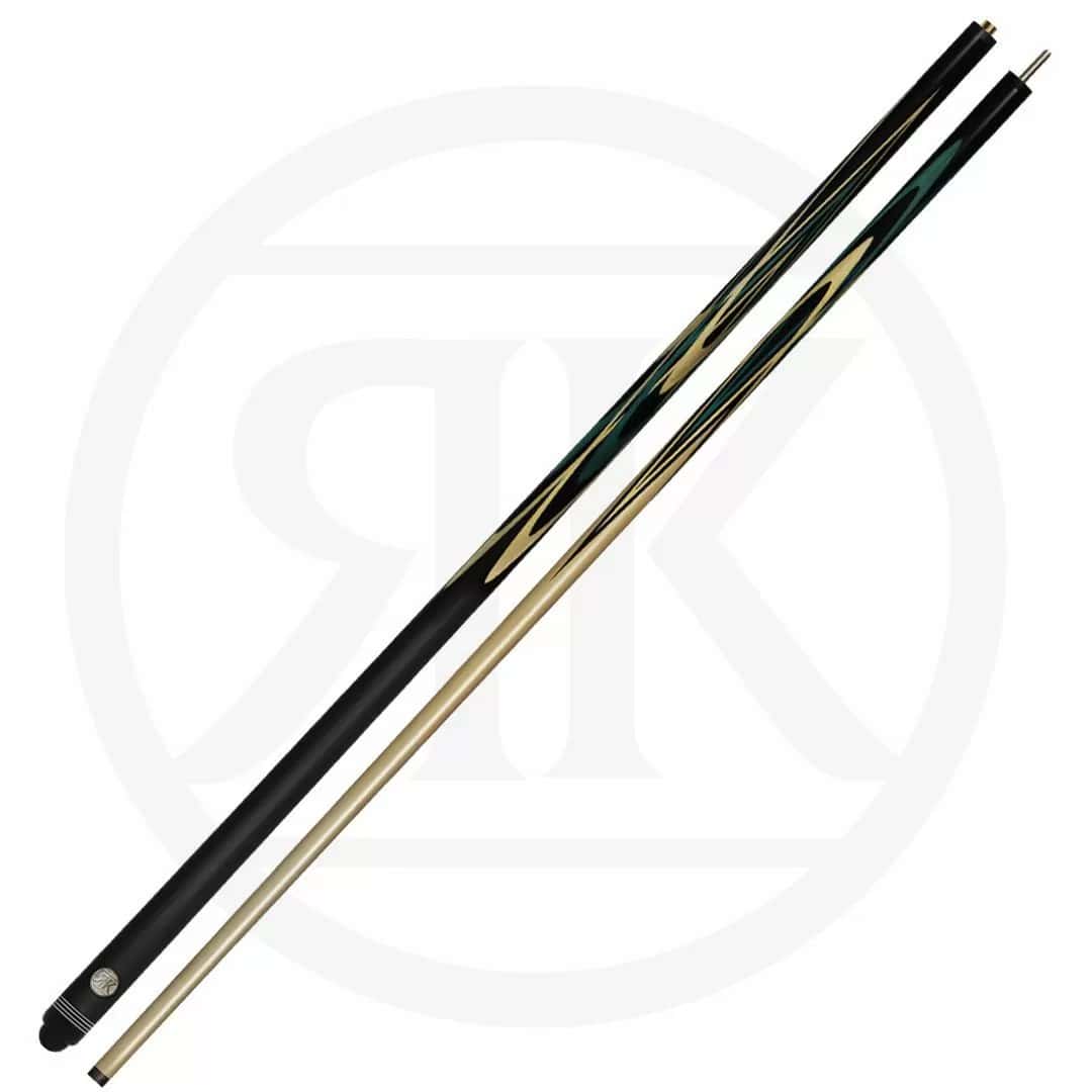 Кий Сапфир, черный граб/синий граб /белый граб, 16-запилов, 2PC(ЯК) 4
