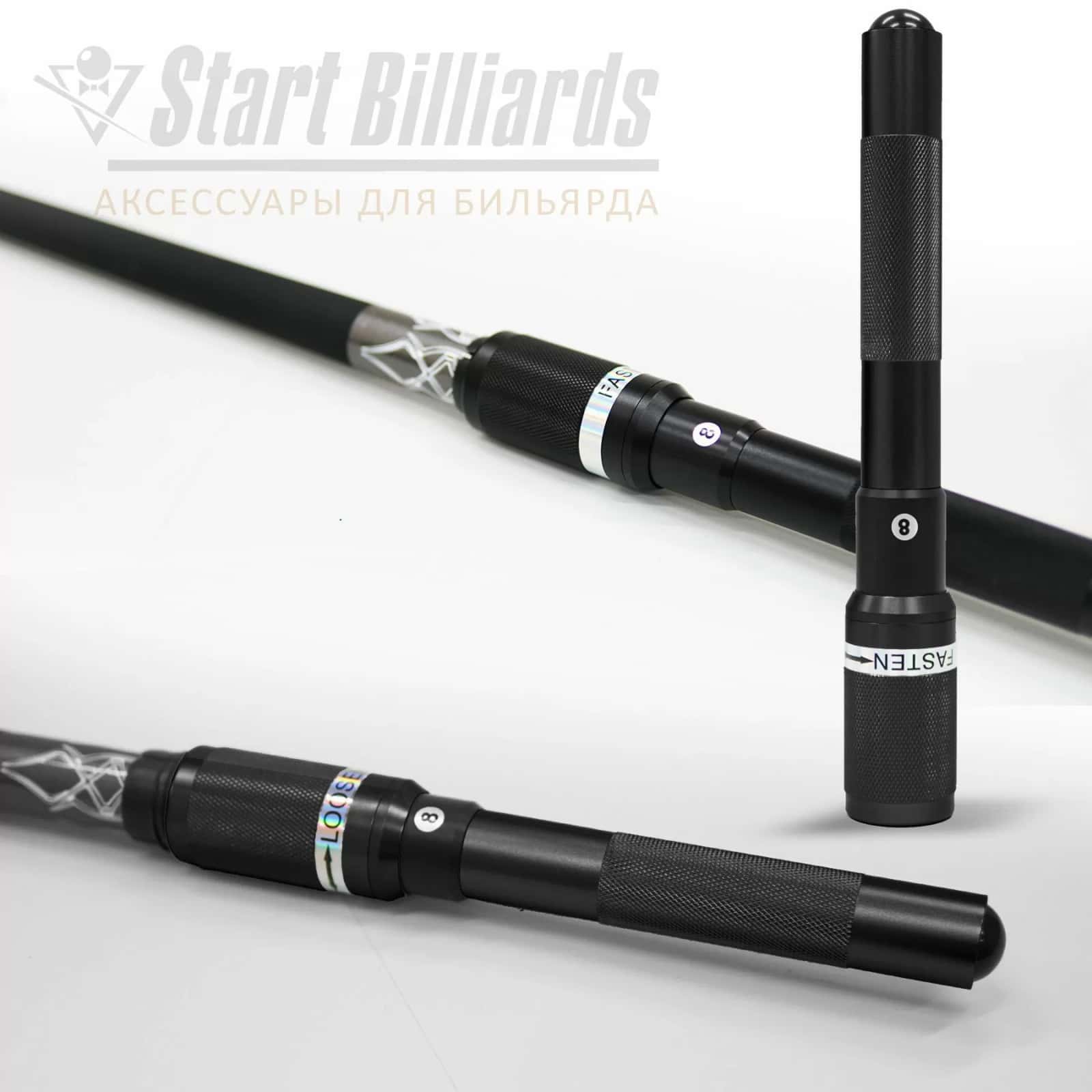 Удлинитель для кия черный Startbilliards SB049 3