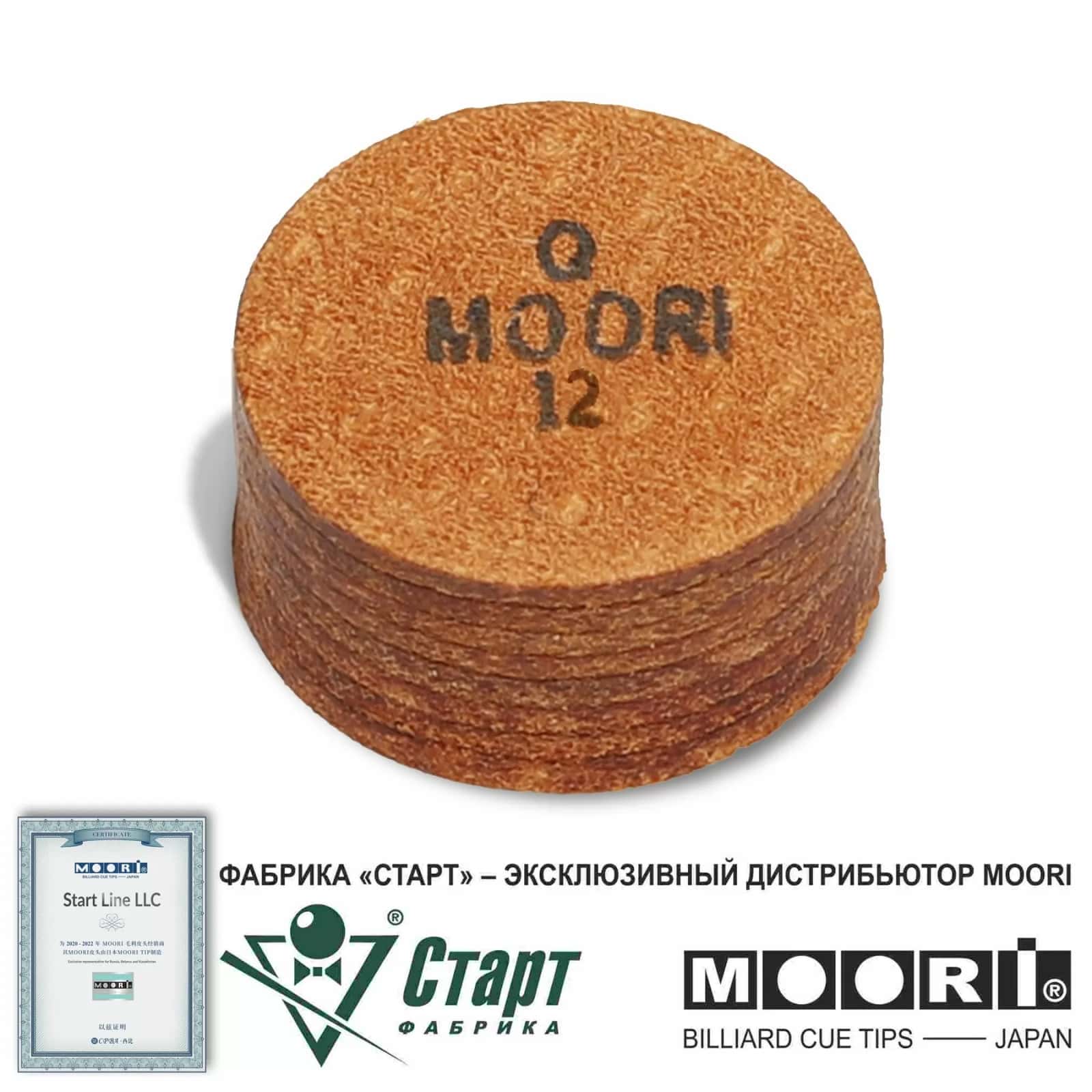 Наклейка MOORI Regular Q 12 мм 2