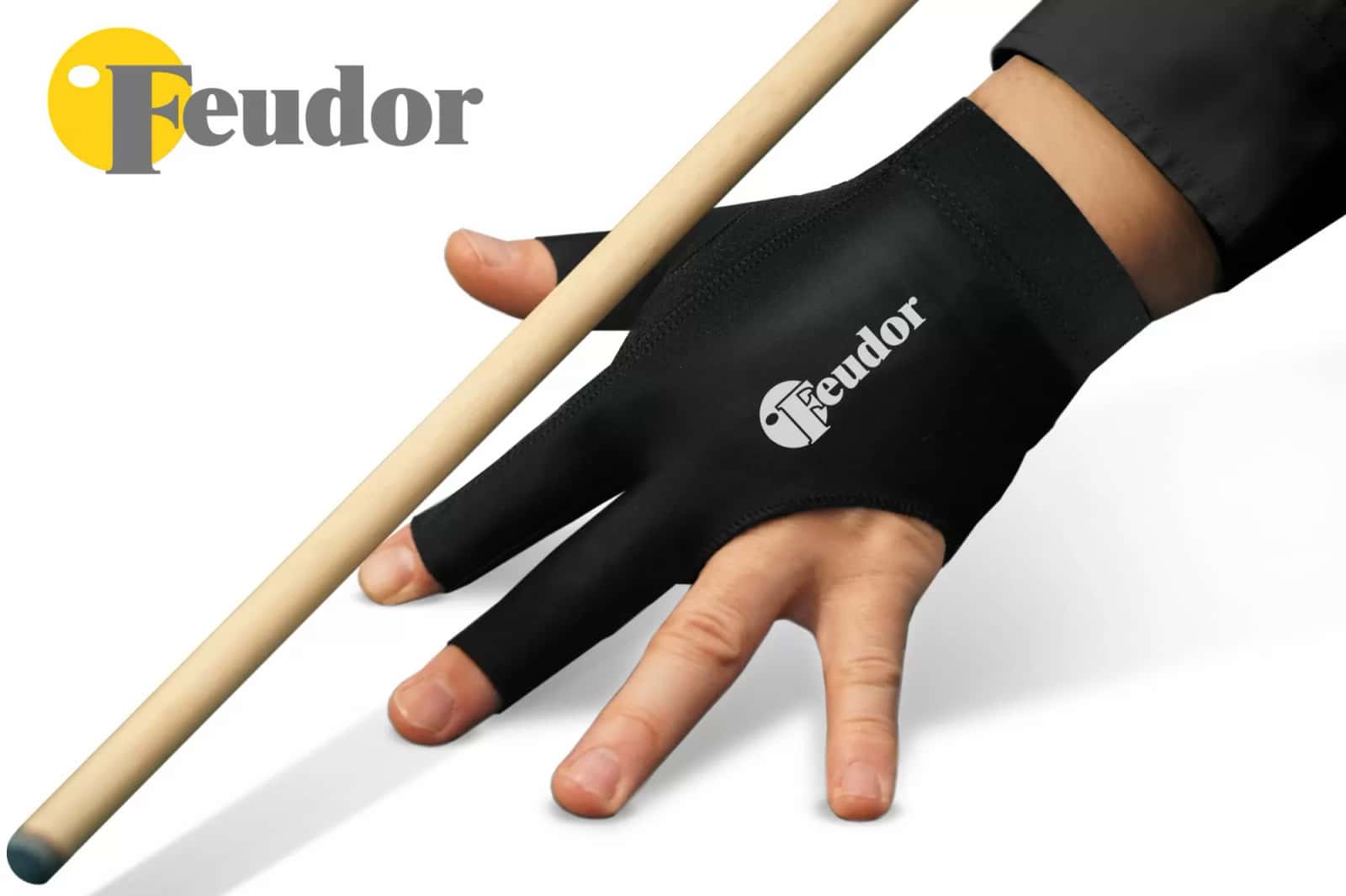 Перчатка-бильярдная Feudor Pro black Left S 2