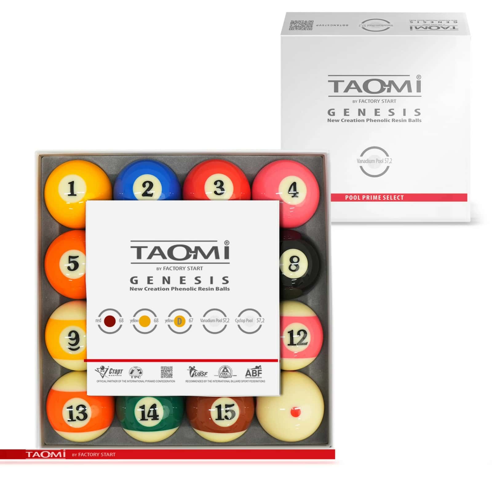 Шары TAO-MI GENESIS V-Pool 57.2 мм 5