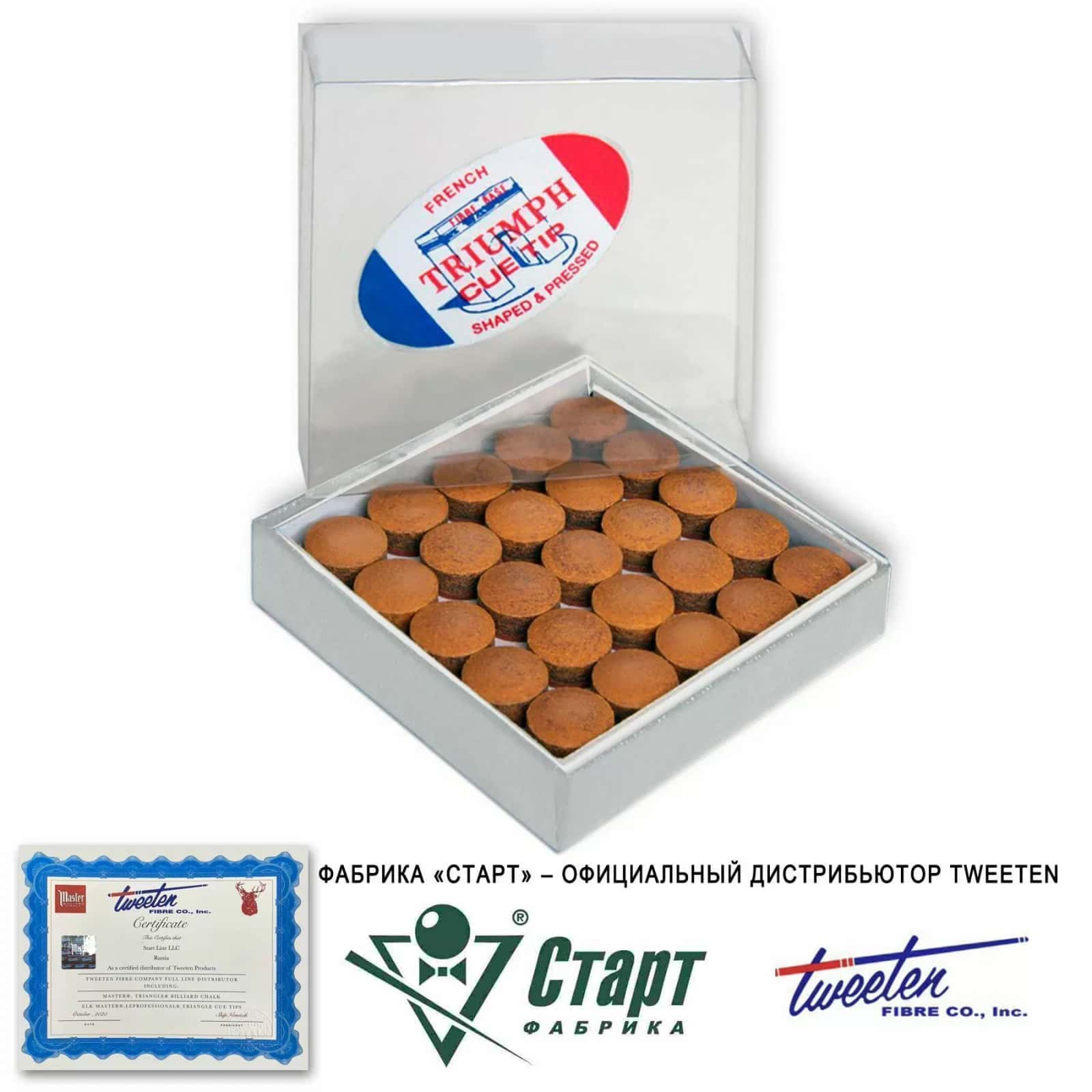 Наклейка Tweeten Triumph 12,5 мм (50 шт) 2