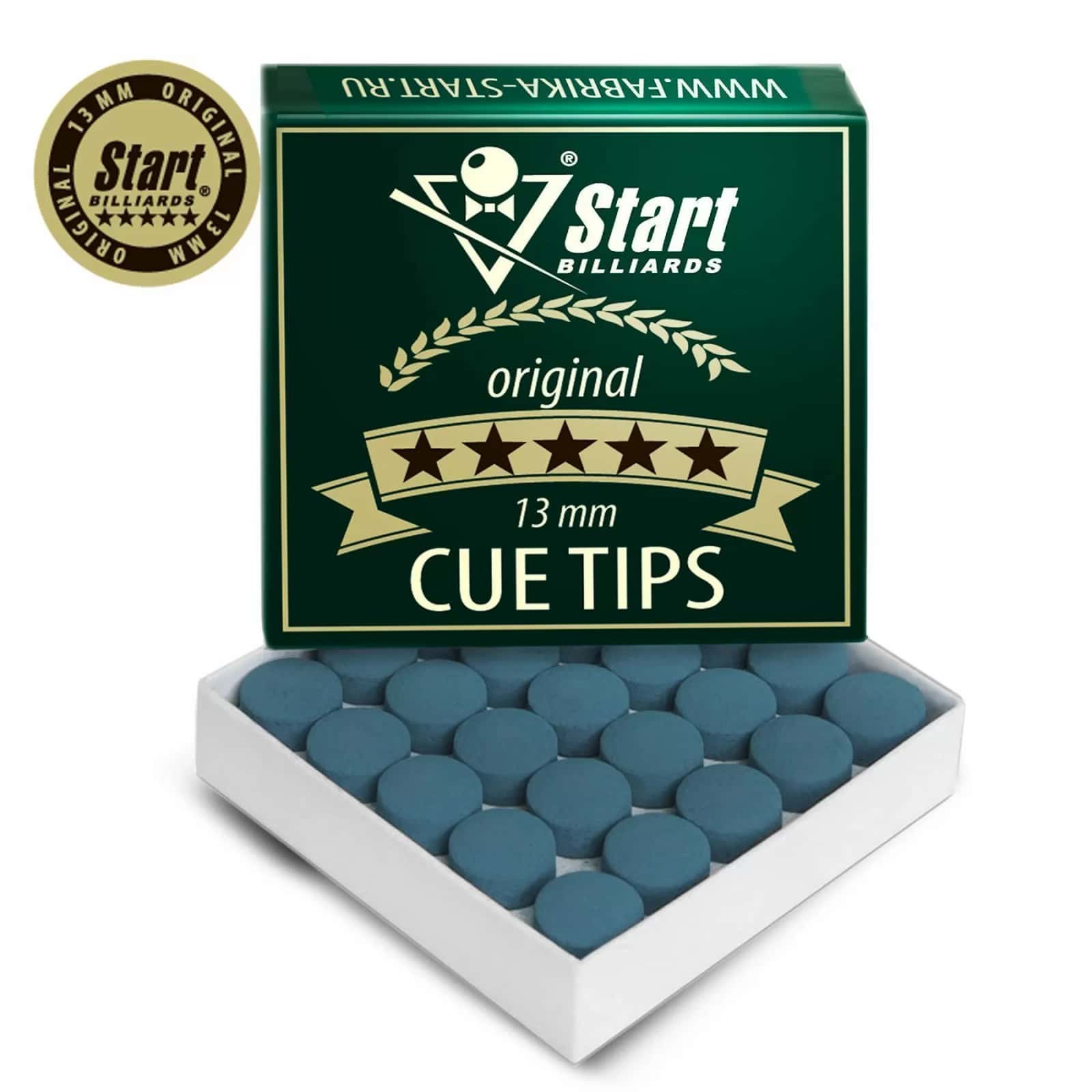 Наклейка Startbilliards Cue Tips original 5* 13мм SB063 (50 шт) 2