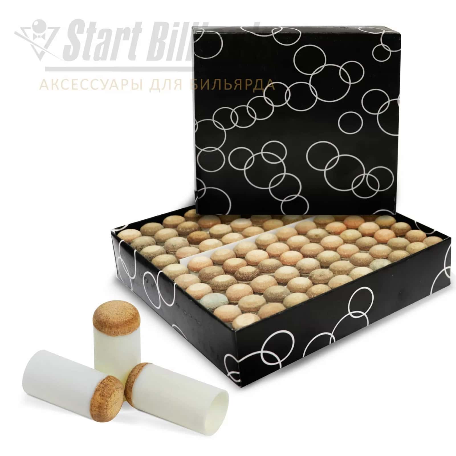 Колпачок для кия Push-On-Tips ø13мм Startbilliards SB061 (100 шт) 5