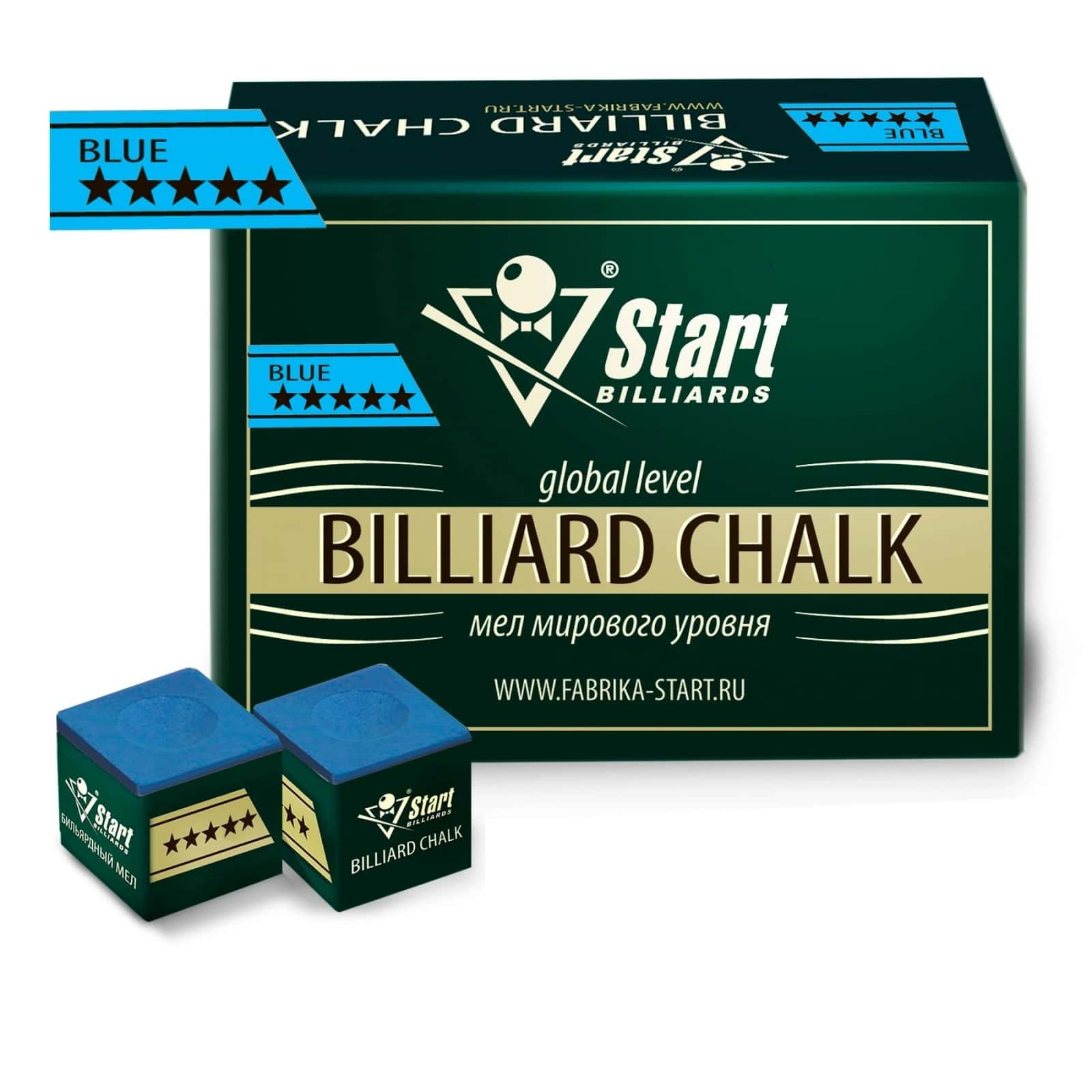Мел Startbilliards 5 звезд синий (72шт) 1