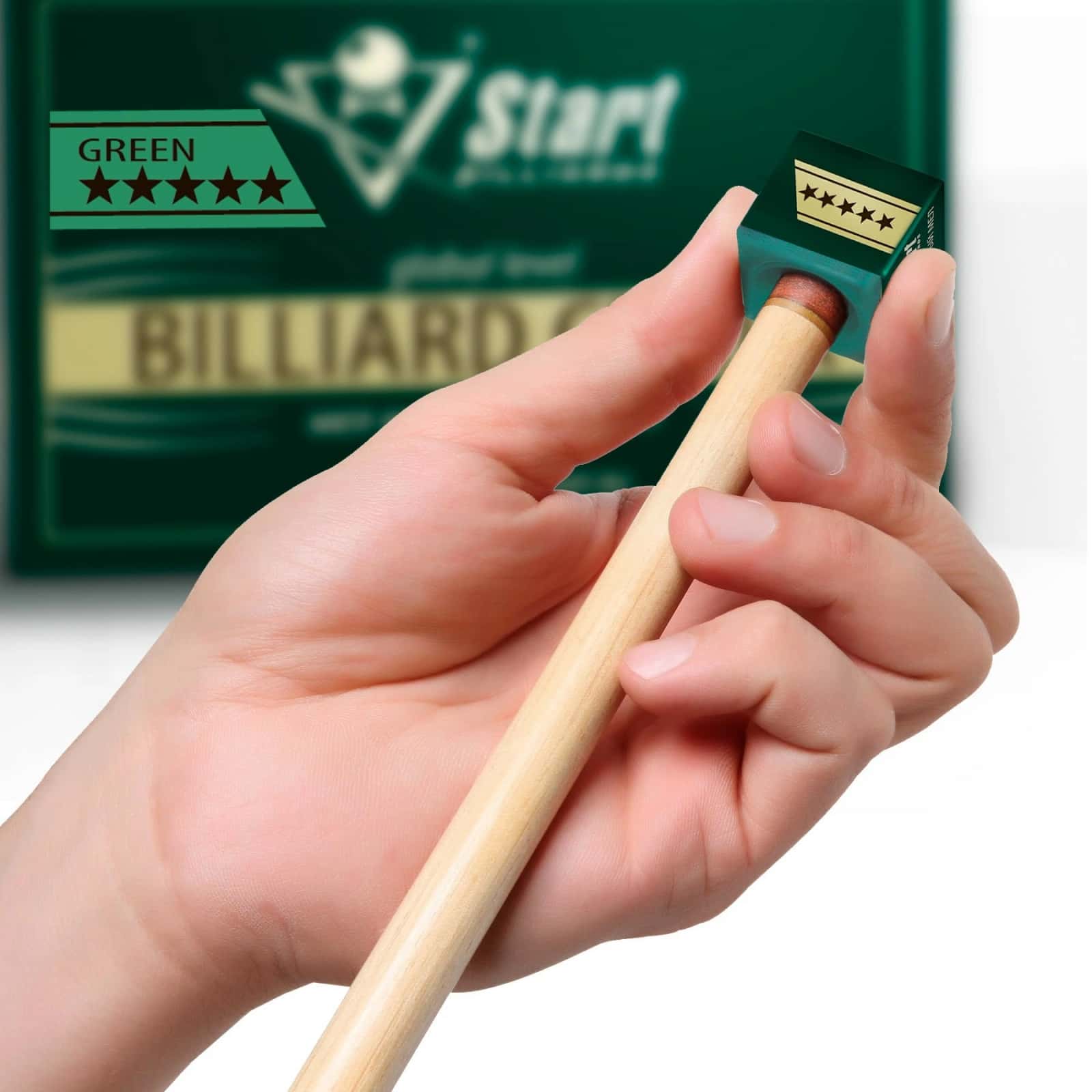 Мел Startbilliards 5 звезд зеленый (72шт) 4