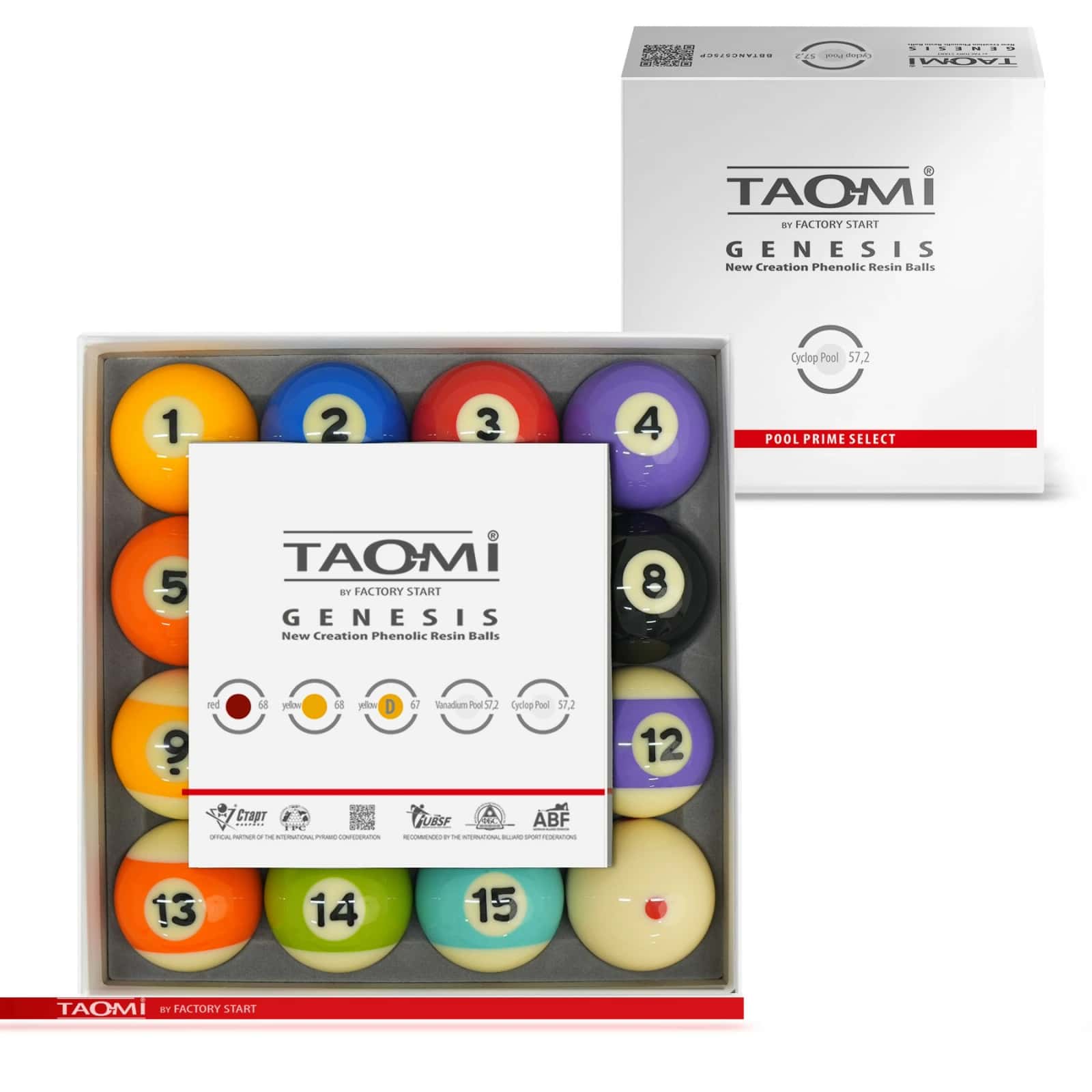 Шары TAO-MI GENESIS C-Pool 57.2 мм 5