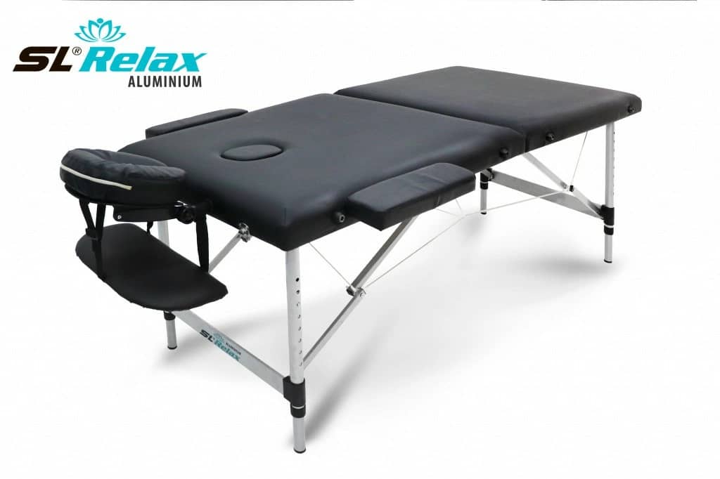 Массажный стол Aluminium (black) Черный УЦЕНКА №160