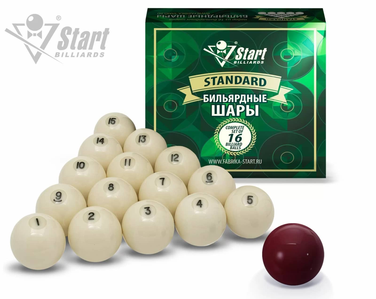 Шары Start Billiards РП 60 мм, 797403