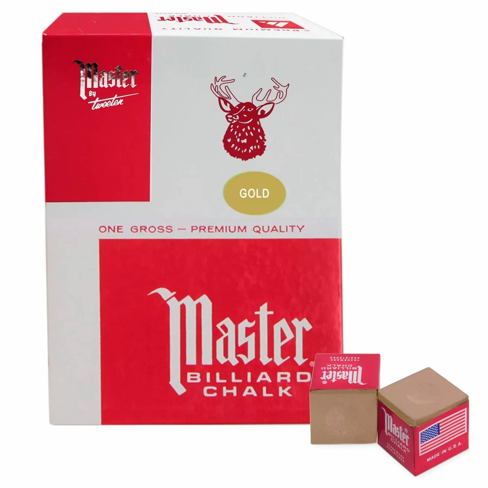 Мел Tweeten Master золотой (144 шт)