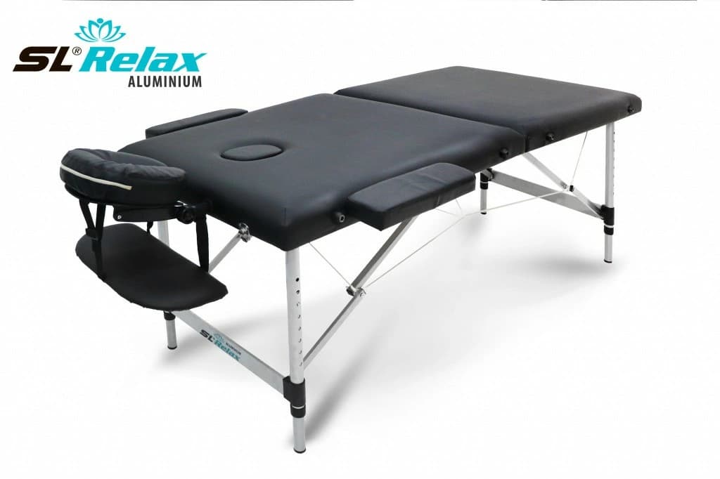 Массажный стол Aluminium (black) Черный УЦЕНКА №160