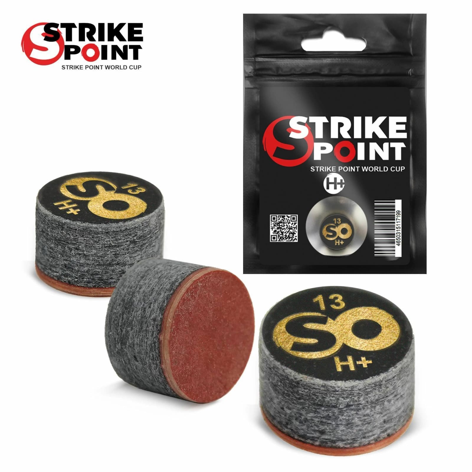 Наклейка для кия 13мм STRIKE POINT World CUP H+, с фиброй