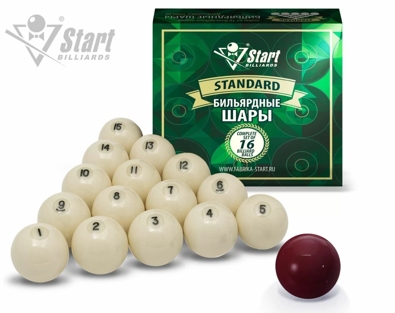 Шары Start Billiards РП 60 мм, 797403